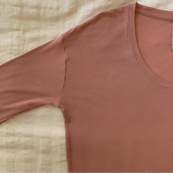 Athleta Cloudlight Rib Stratus Top in Mauve Pink - Picture 7 of 13